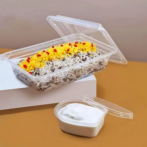 قیمت خرید ظرف یکبار مصرف ماکروویوی سوپر فرش شفاف + لاکچری و محبوب مشتری